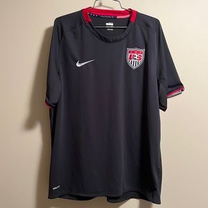 NIKE Team USA National Soccer USMNT Grey Shirt Adult Men's Size Large